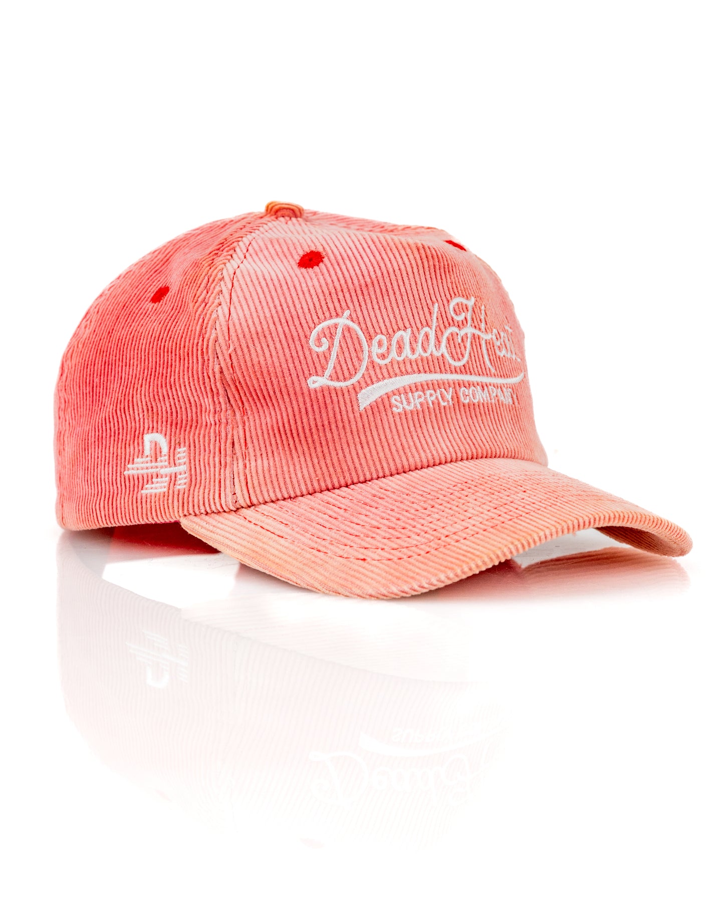 El Béisbol Script Corduroy Snapback - Sun Faded Pink
