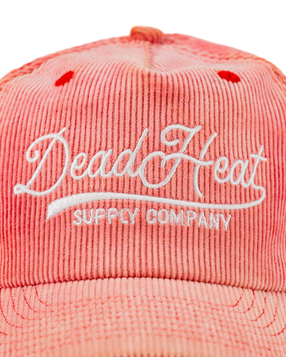 El Béisbol Script Corduroy Snapback - Sun Faded Pink