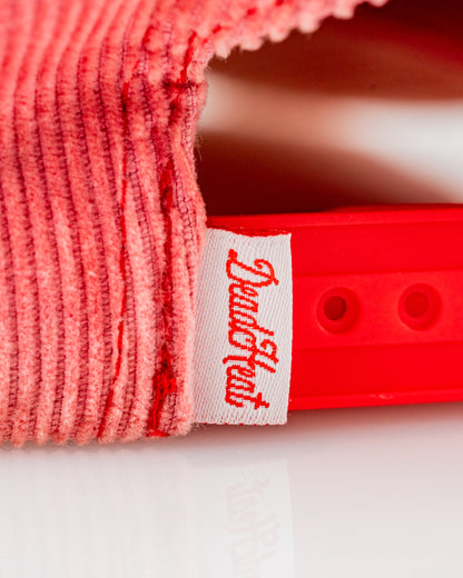 El Béisbol Script Corduroy Snapback - Sun Faded Pink