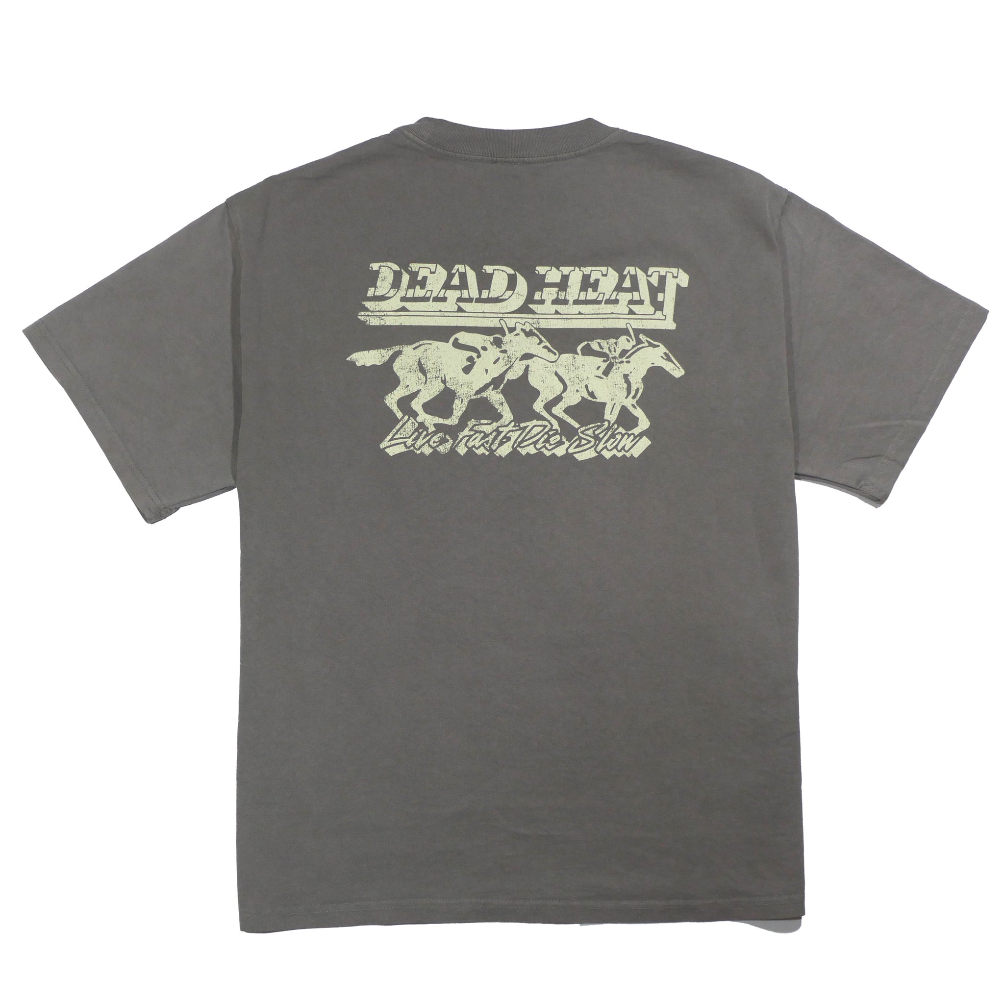 Faded Horses Heavyweight Tee - Gray