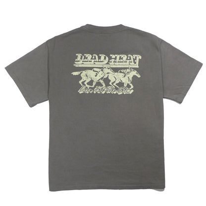 Faded Horses Heavyweight Tee - Gray