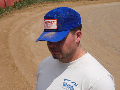 "Lionel Meshi" All Mesh Snapback  - Blue